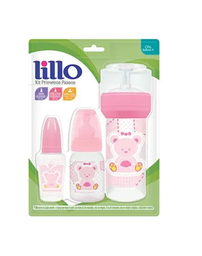 KIT LILLO MAMADEIRA PRIMEIROS PASSOS ROSA (COD:604631)