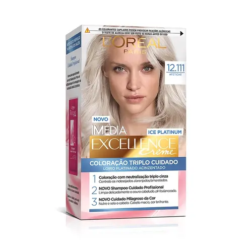 TINTURA IMEDIA EXC ICE COLORS 12.111 LOURO FETICHE