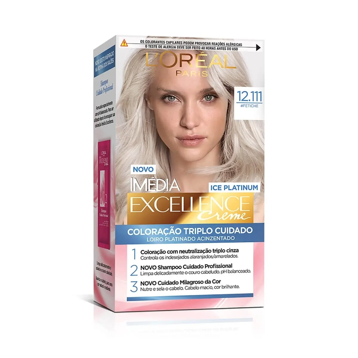 TINTURA IMEDIA EXC ICE COLORS 12.111 LOURO FETICHE