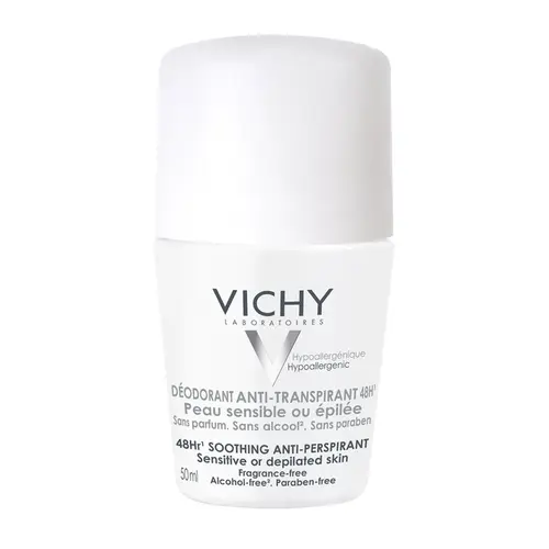 DESODORANTE VICHY 48 HORAS PELE SENSIVEL ROLLON 50ML