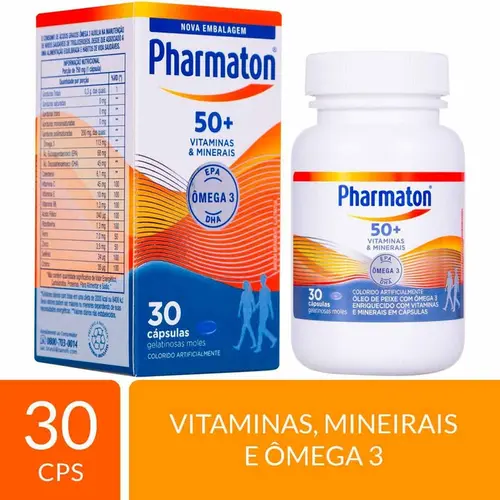 PHARMATON 50+ 30 CAPSULAS