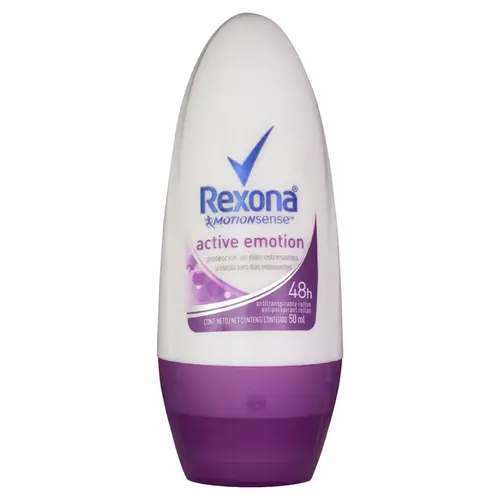 DESODORANTE REXONA ACTIVE EMOTION FEMININO ROLLON 50ML