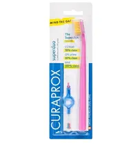 KIT CURAPROX ESCOVA DENTAL SUPER DUO ULTRA SOFT 5460 + INTERDENTAL