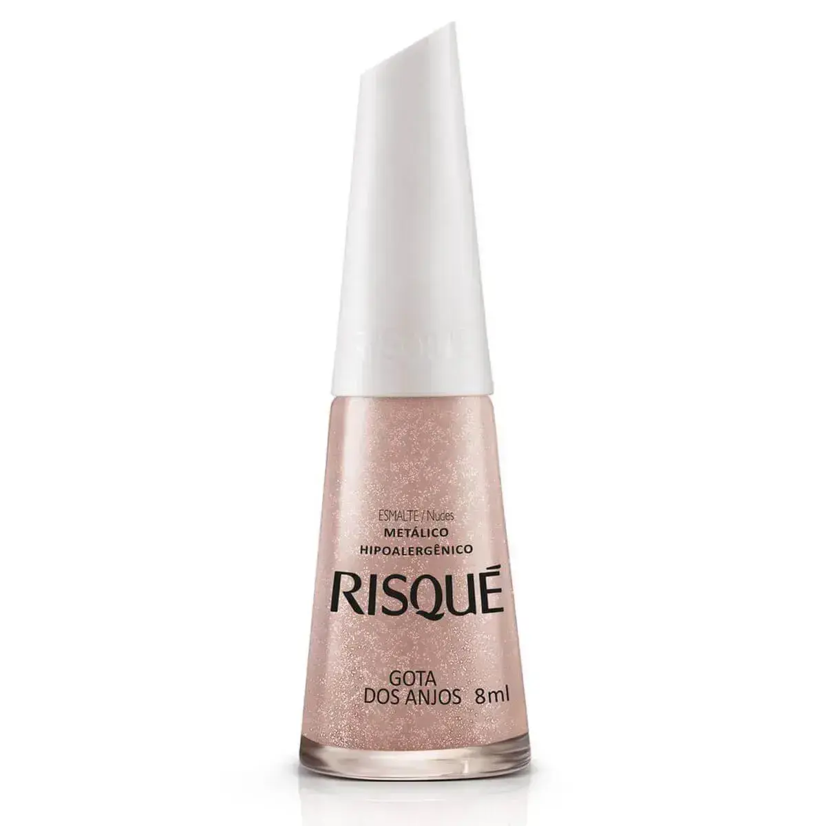 ESMALTE RISQUE METALICO NUDE GOTA DOS ANJOS 8ML