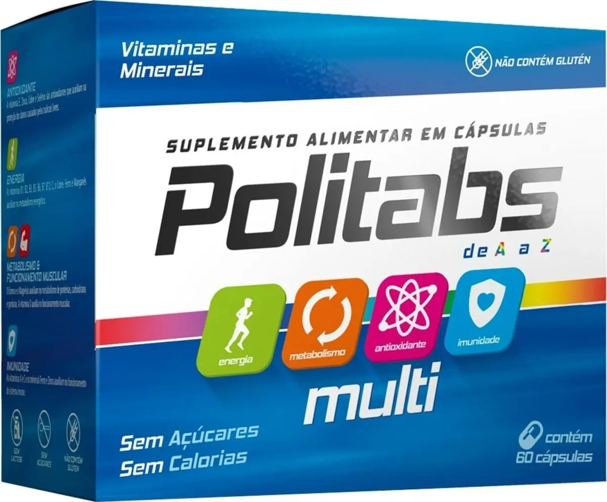 POLITABS MULTI 60 CAPSULAS MULTIVITAMINICO - POLIVITAMINICO