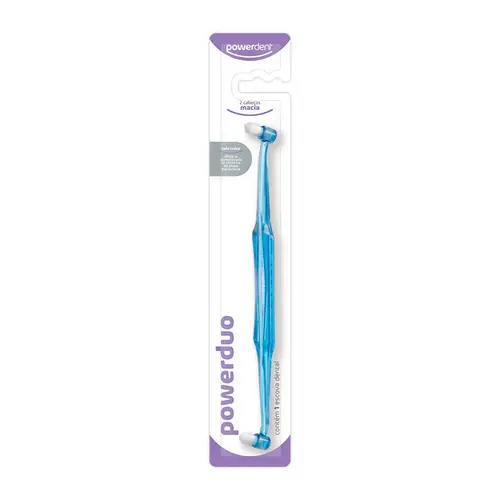 ESCOVA DENTAL POWERDENT INTERDENTAL POWER DUO 2 TUFOS MACIA