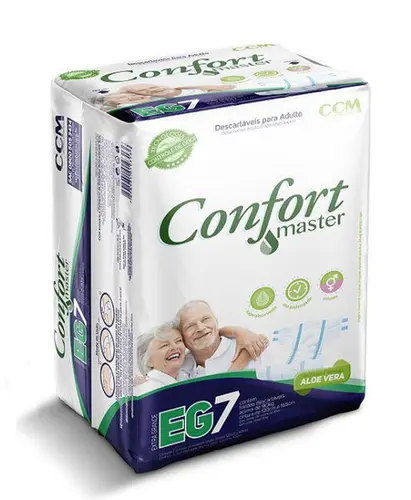 FRALDA CONFORT MASTER GERIAT TAMANHO EG 7 UNIDADES