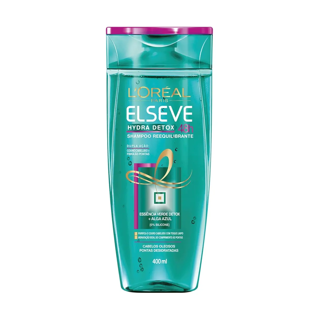 SHAMPOO ELSEVE HYDRA DETOX ANTI OLEOSIDADE 400ML