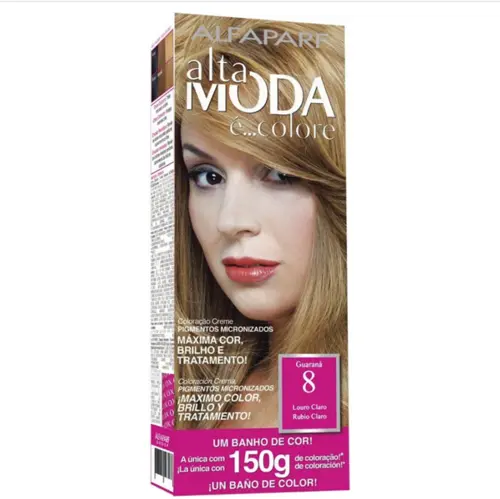 TINTURA ALTA MODA 8.0 LOURO CLARO