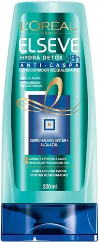 CONDICIONADOR ELSEVE HYDRA DETOX ANTI CASPA 200ML