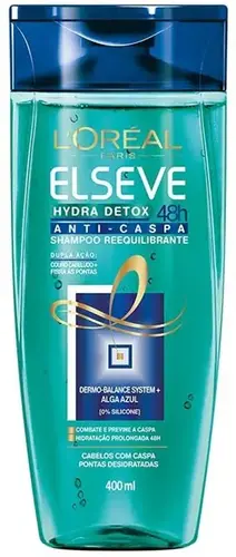 SHAMPOO ANTICASPA ELSEVE HYDRA DETOX 400ML