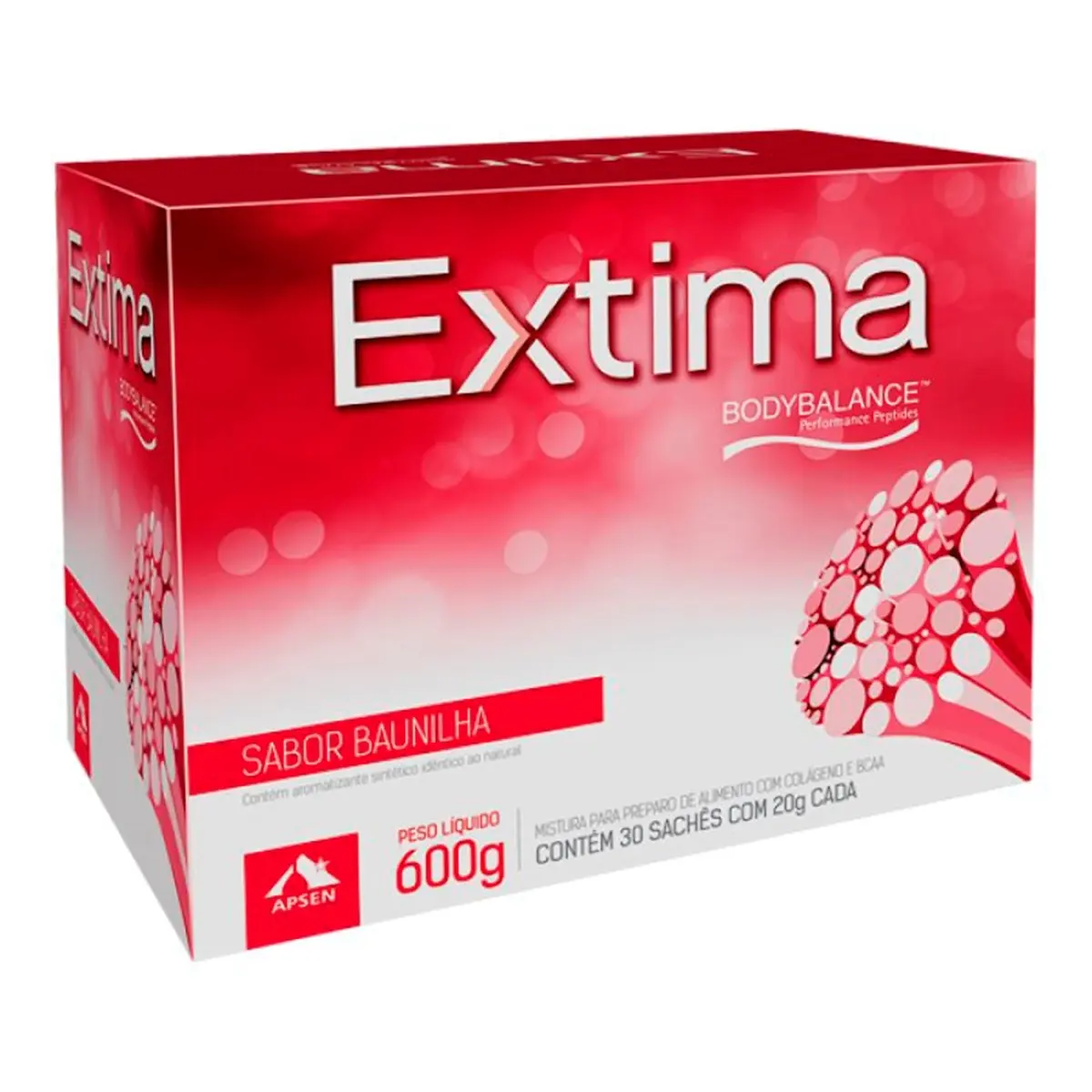 EXTIMA BAUNILHA 20GR 30SACHES COLAGENO HIDROLISADO