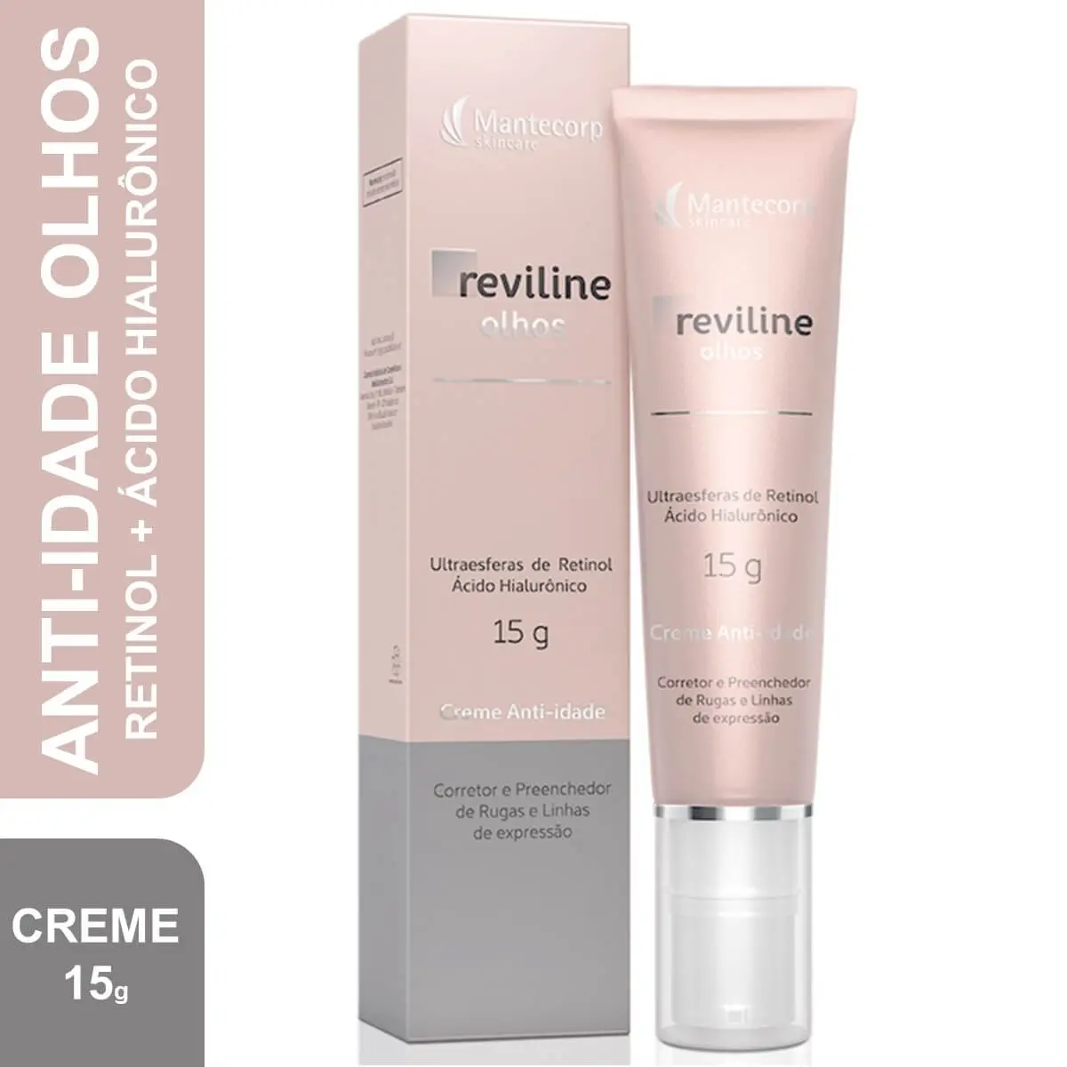 CREME REVILINE MANTECORP OLHOS ANTI-IDADE 15GR
