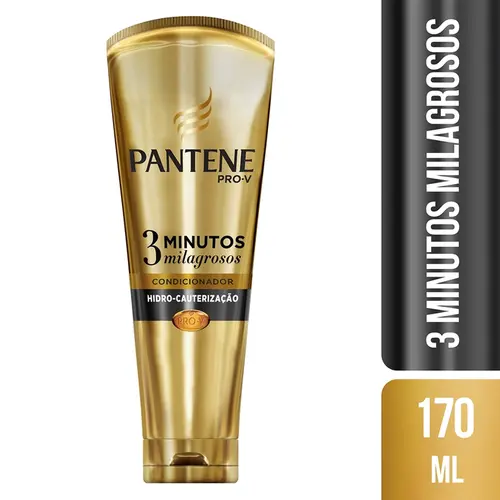 CONDICIONADOR PANTENE 3 MINUTOS MILAGROSOS HIDRO CAUTERIZACAO 170ML