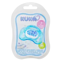 CHUPETA KUKA COLOR ORTO DECORADA N2 AZUL (COD:2066)