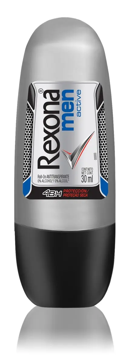 DESODORANTE REXONA ACTIVE MASCULINO ROLLON 30ML