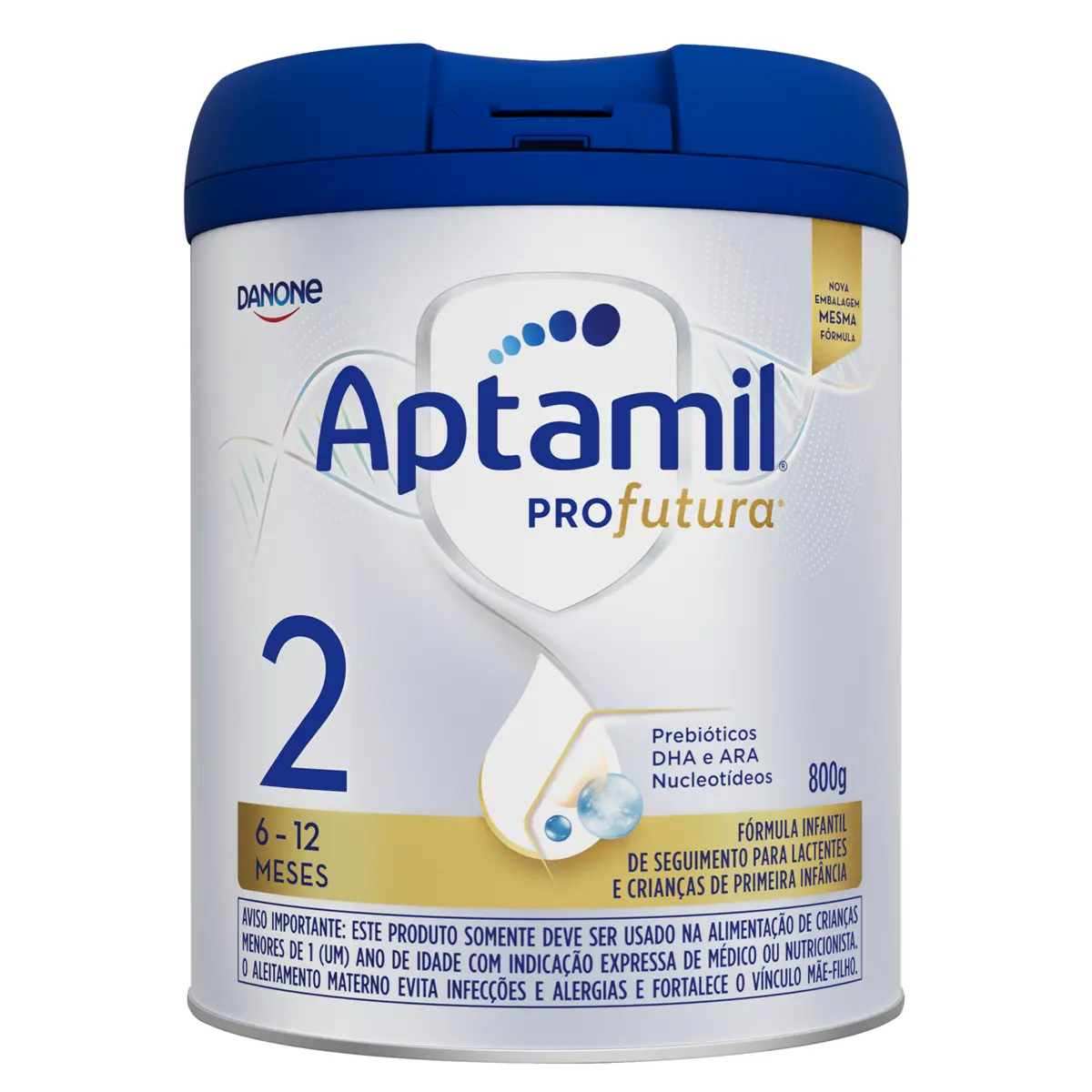 FORMULA INFANTIL APTAMIL PROFUTURA 2 800GR 6 A 12 MESES