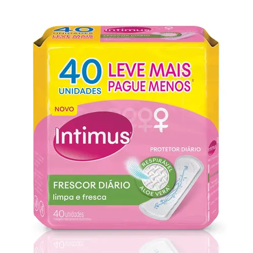 PROTETOR DIARIO INTIMUS DAYS COM PERFUME 40 UNIDADES