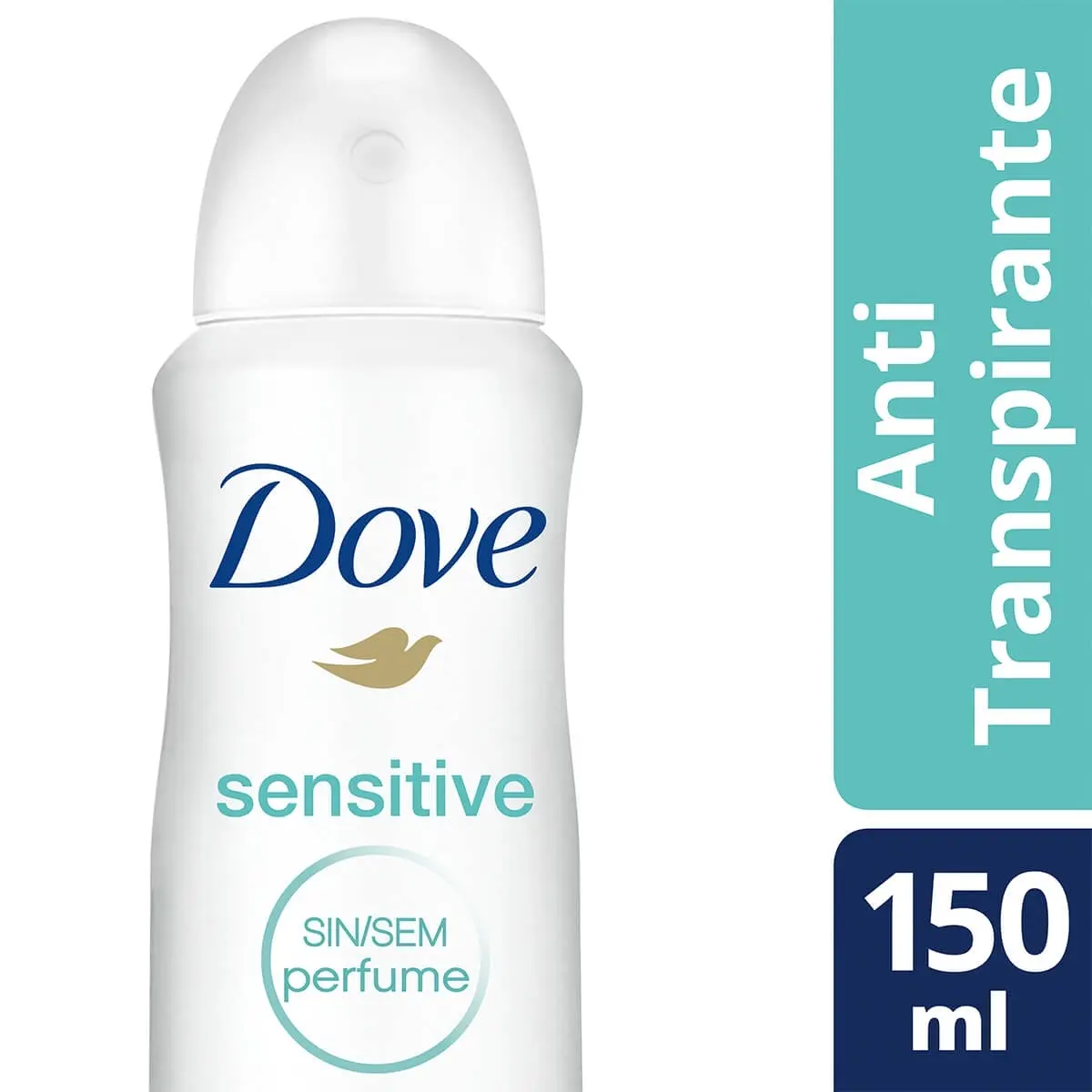 DESODORANTE DOVE SENSITIVE FEMININO AEROSSOL 150ML