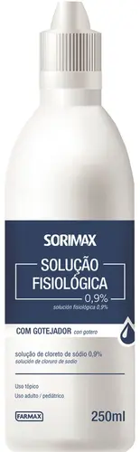 SOLUCAO FISIOLOGICA SORIMAX FARMAX 250ML