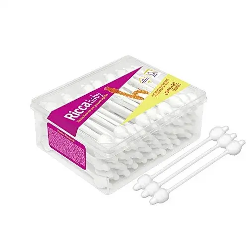 HASTES FLEXIVEIS RICCA BABY 60 UNIDADES