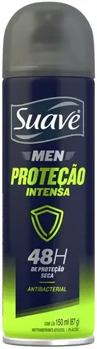 DESODORANTE SUAVE INTENSE PROTECTION MASCULINO AEROSSOL 150ML