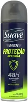 DESODORANTE SUAVE INTENSE PROTECTION MASCULINO AEROSSOL 150ML