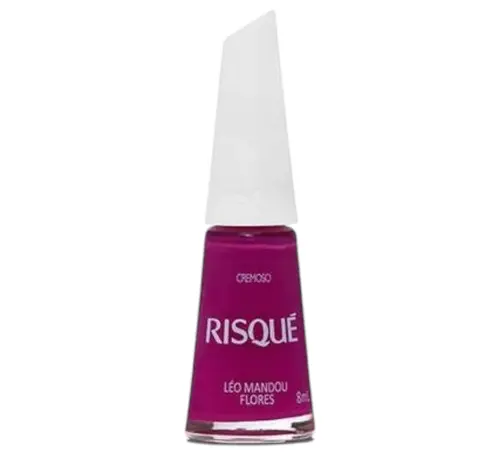 ESMALTE RISQUE CREMOSO LEO MANDOU FLORES 8ML