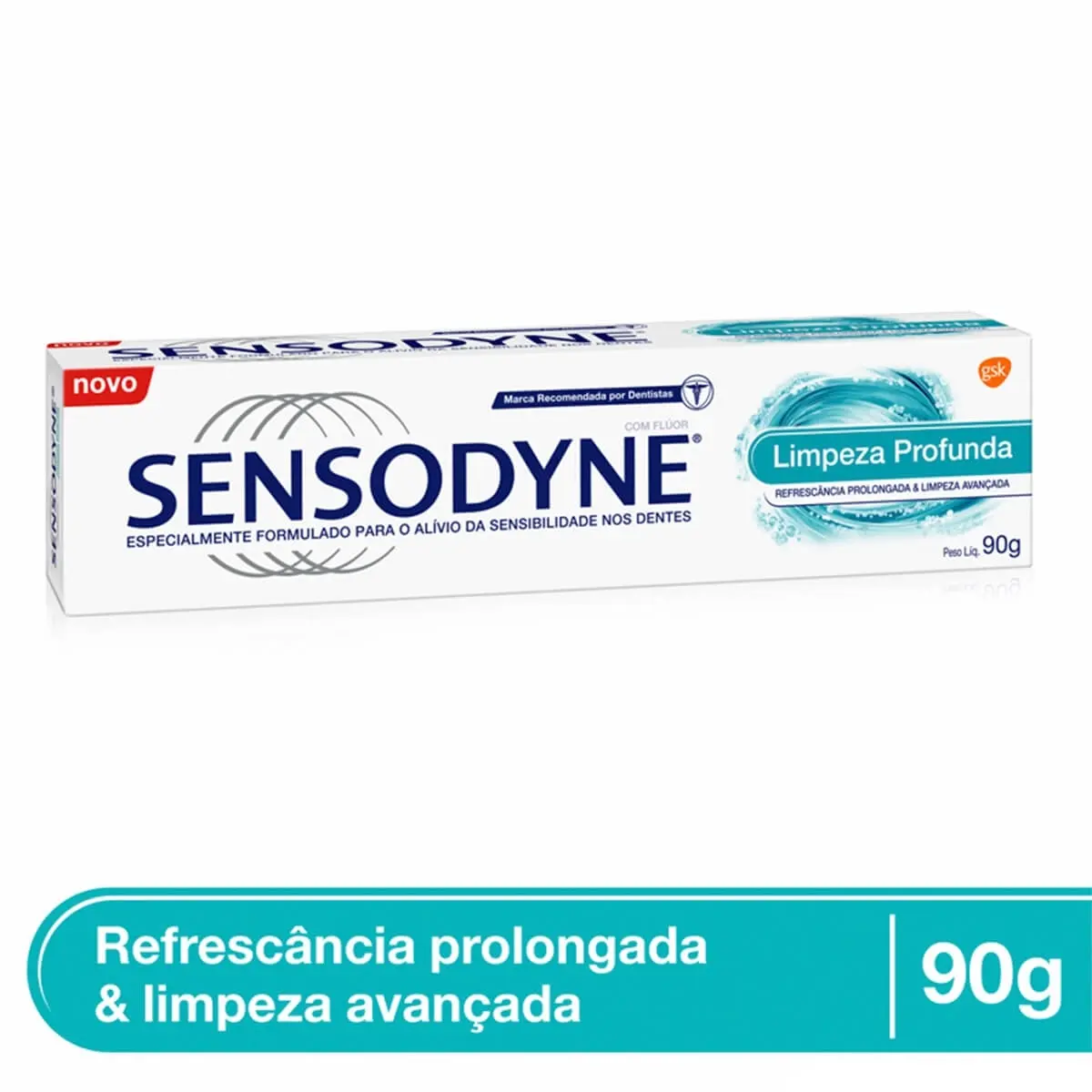 CREME DENTAL SENSODYNE LIMPEZA PROFUNDA 90GR