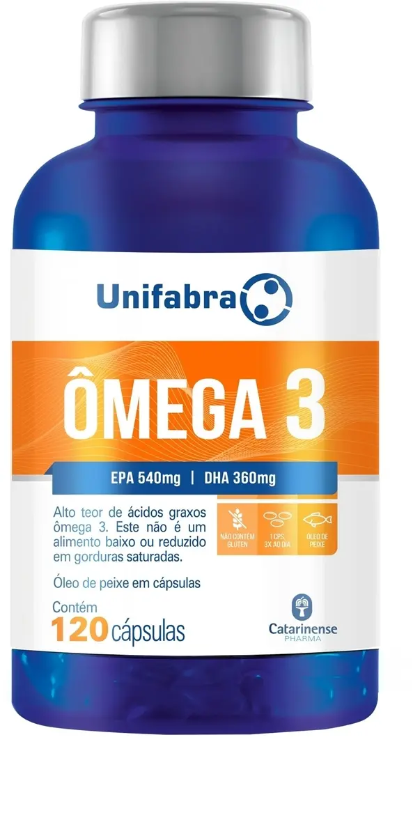 OMEGA-3 1000MG 120 CAPSULAS UNIFABRA OMEGA 3