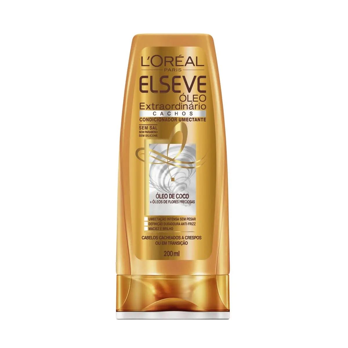 CONDICIONADOR ELSEVE OLEO EXTRAORDINARIO CACHOS 200ML