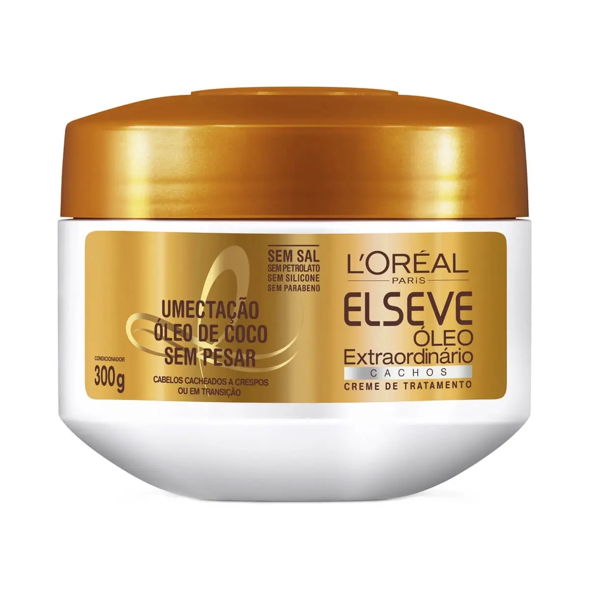 CREME DE TRATAMENTO ELSEVE OLEO EXTRAORDINARIO CACHOS 300GR