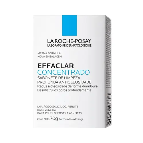 SABONETE EFFACLAR LA ROCHE POSAY CONCENTRADO 70GR