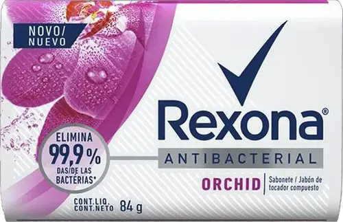 SABONETE REXONA ANTIBACTERIAL ORCHID FRESH 84GR