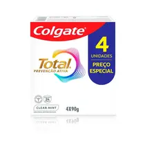CREME DENTAL COLGATE TOTAL 12 CLEAN MINT 90GR LEVE 4 PAGUE 3
