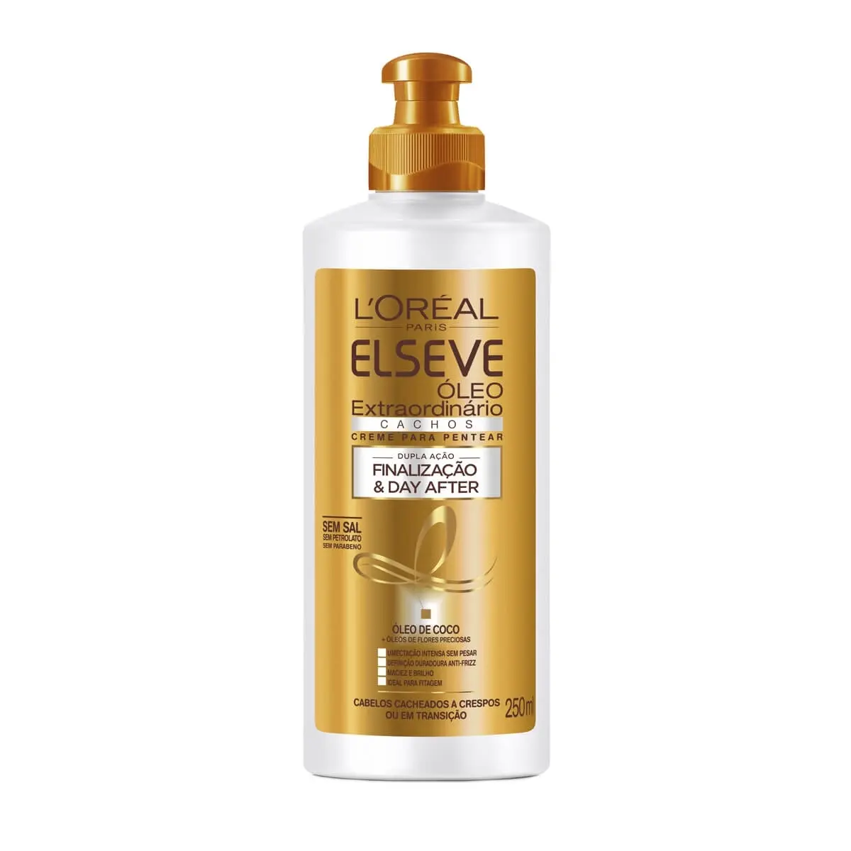 CREME DE PENTEAR ELSEVE OLEO EXTRAORDINARIO CACHOS 250ML