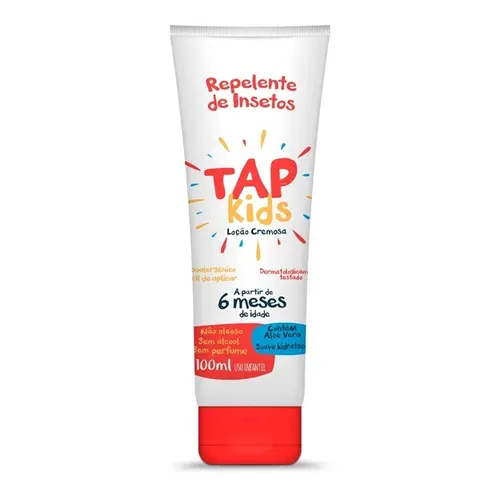 LOCAO CREMOSA REPELENTE TAP KIDS 100ML