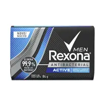 SABONETE REXONA MEN ANTIBACTERIAL ACTIVE 84GR
