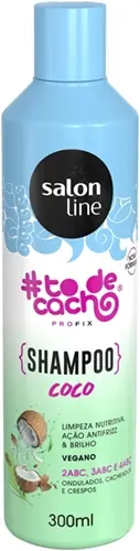 SHAMPOO SALON LINE TO DE CACHO LIMPEZA IRRESISTIVEL COCO 300ML