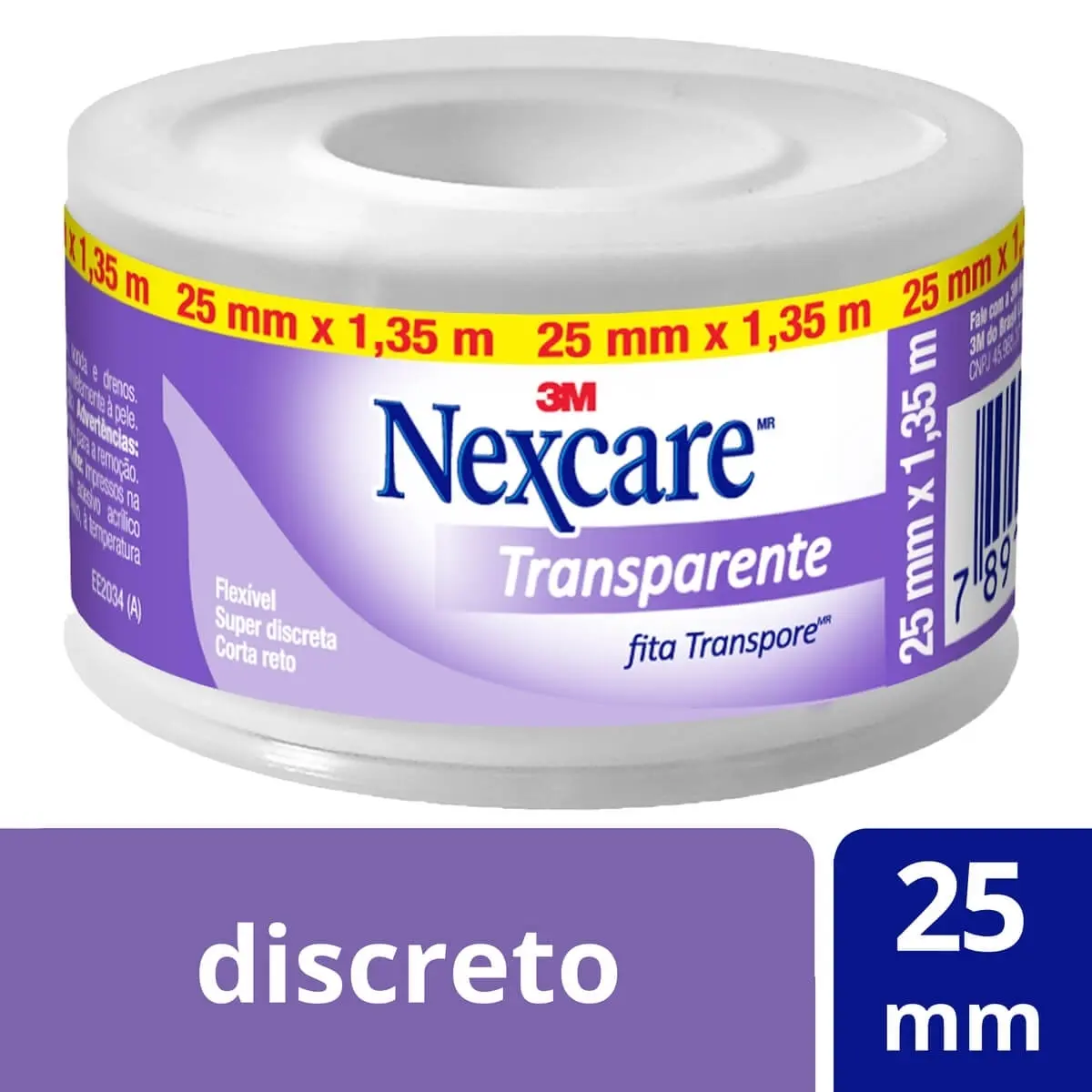 FITA 3M NEXCARE MICROPORE 25MMX1,35M TRANSPARENTE