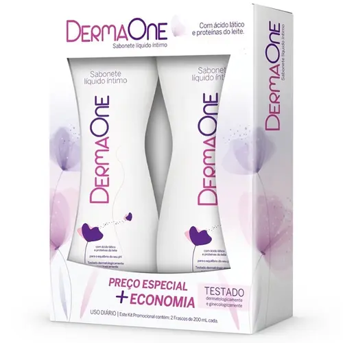SABONETE INTIMO DERMAONE TRADICIONAL 2 UNIDADES 200ML