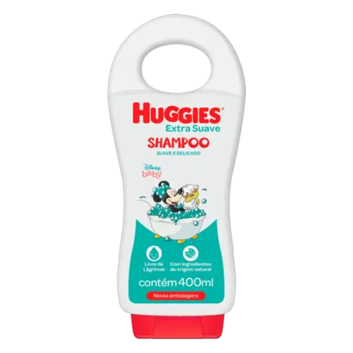 SHAMPOO HUGGIES EXTRA SUAVE LEVE 400ML PAGUE 350ML