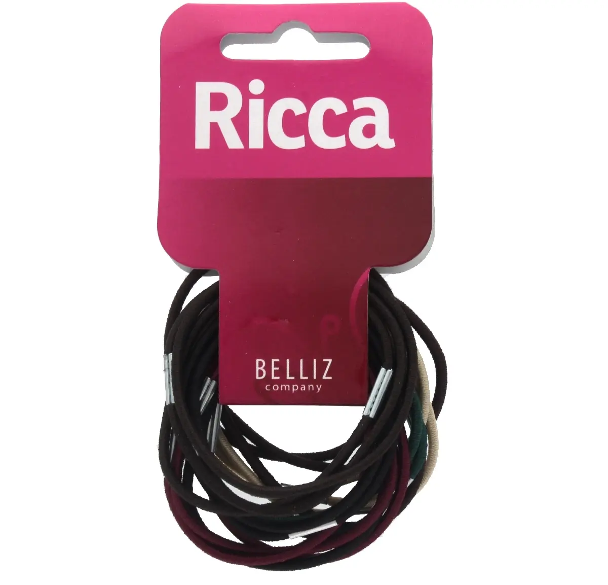 ELASTICO PARA CABELO RICCA COLORS 2MM RICCA