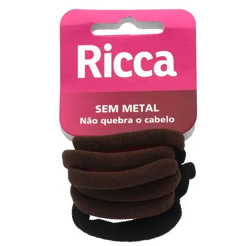 ELASTICO PARA CABELO RICCA SEM METAL 15MM