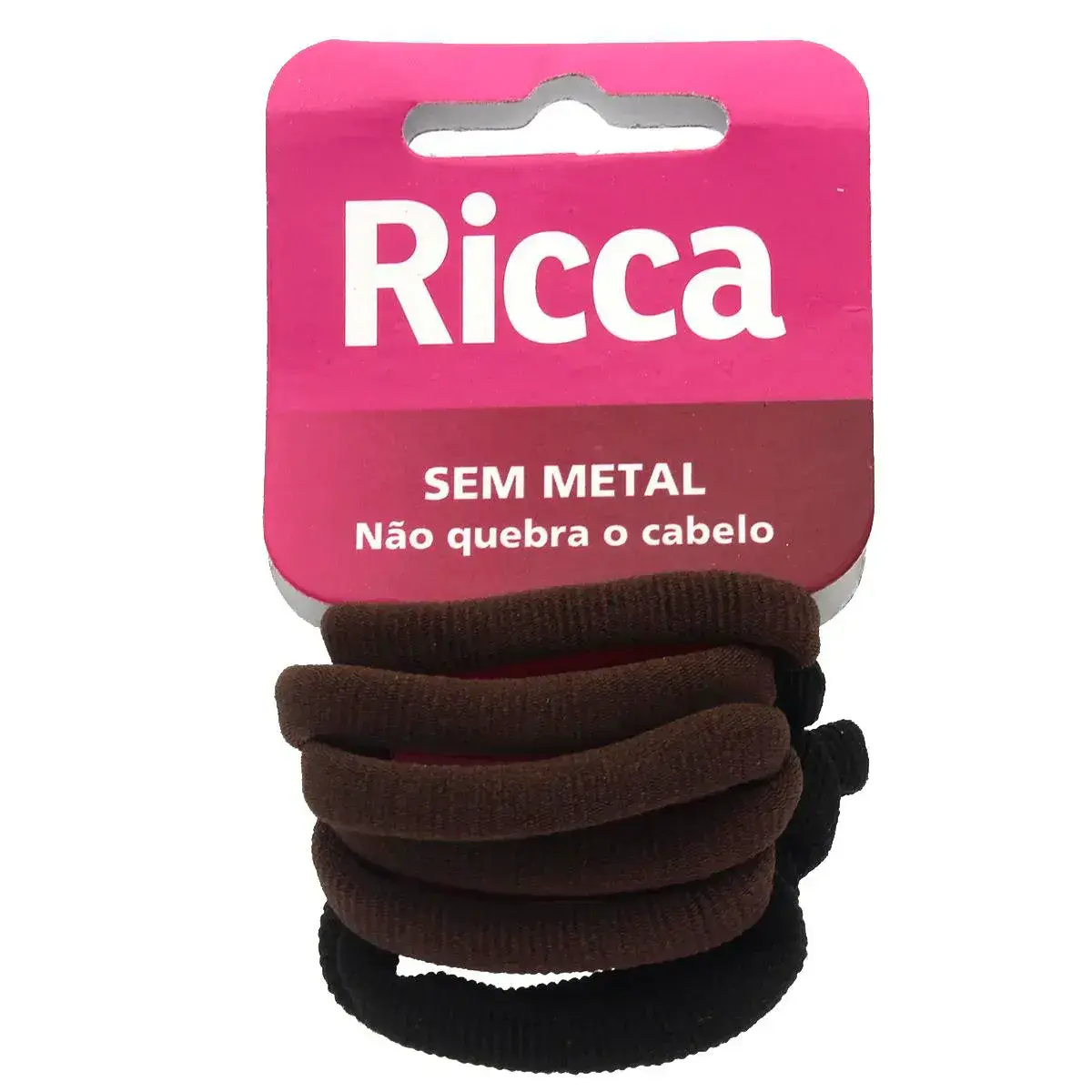 ELASTICO PARA CABELO RICCA SEM METAL 15MM