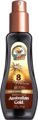 BRONZEADOR AUSTRALIAN GOLD FPS8 SPRAY GEL 125GR