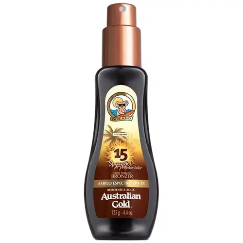 BRONZEADOR AUSTRALIAN GOLD FPS15 SPRAY GEL 125GR