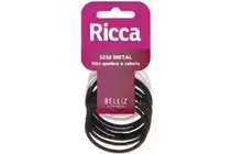 ELASTICO PARA CABELO RICCA SEM METAL 3MM