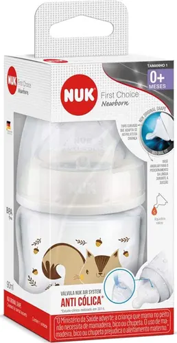 MAMADEIRA NUK NEWBORN NEUTRAL 90ML (COD:PA7065-1N)