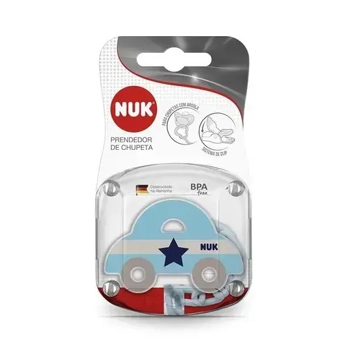 PRENDEDOR PARA CHUPETA NUK CARRO (COD:7559-UB)